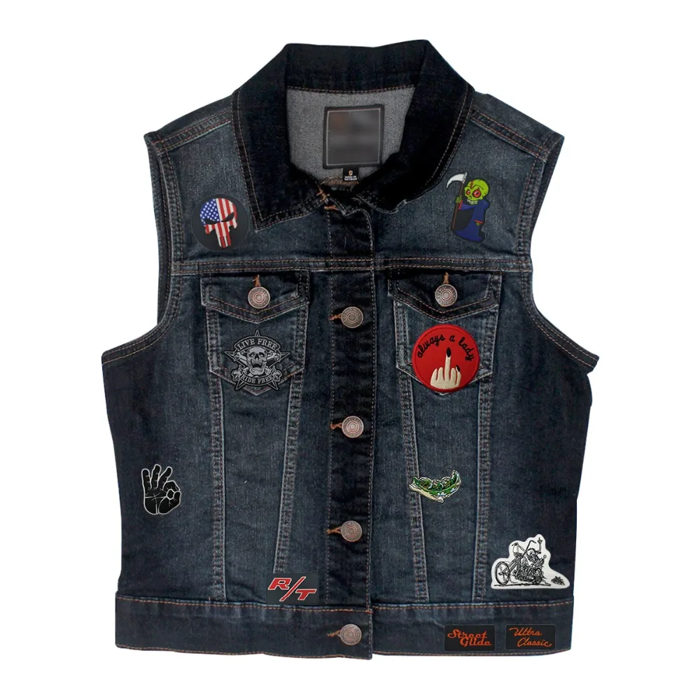 L170811-5 (5)Always A Lady by Patch Ya Later Handmade Embroidered Patch Iron on Cotton Twill Measurements 7 x 7cm FREE SHIPPING