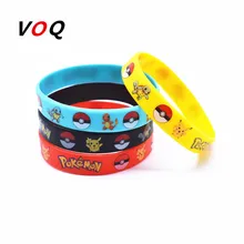 4 шт./лот Покемон силиконовый браслет Покемон го команда мистический инстинкт для женщин и мужчин браслеты унисекс и ювелирные изделия