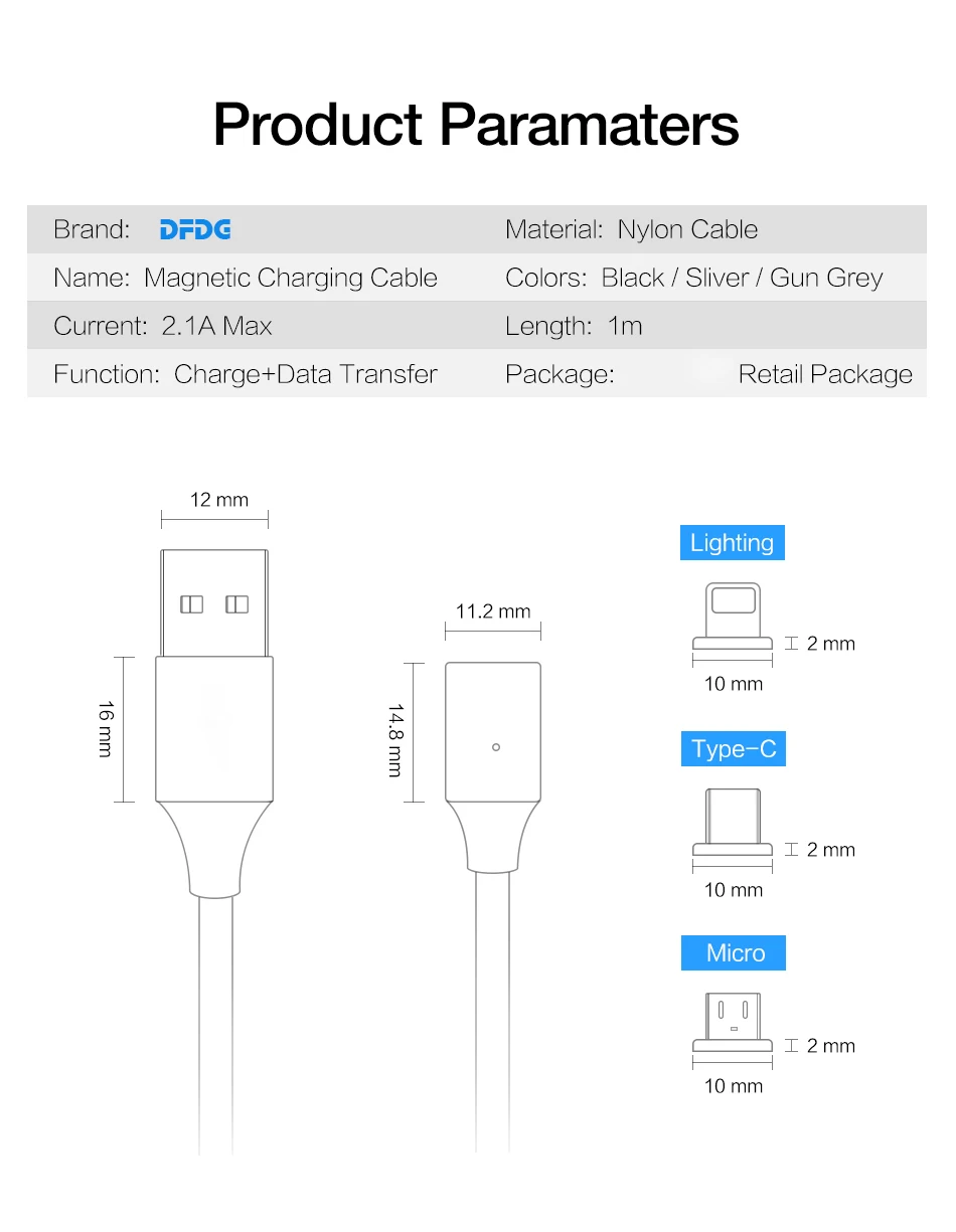 Магнитный usb-кабель для IPhone 8, 7 Plus, Магнитный зарядный usb-кабель, магнитный кабель Micro USB Type-C для Xiaomi, Huawei, Android