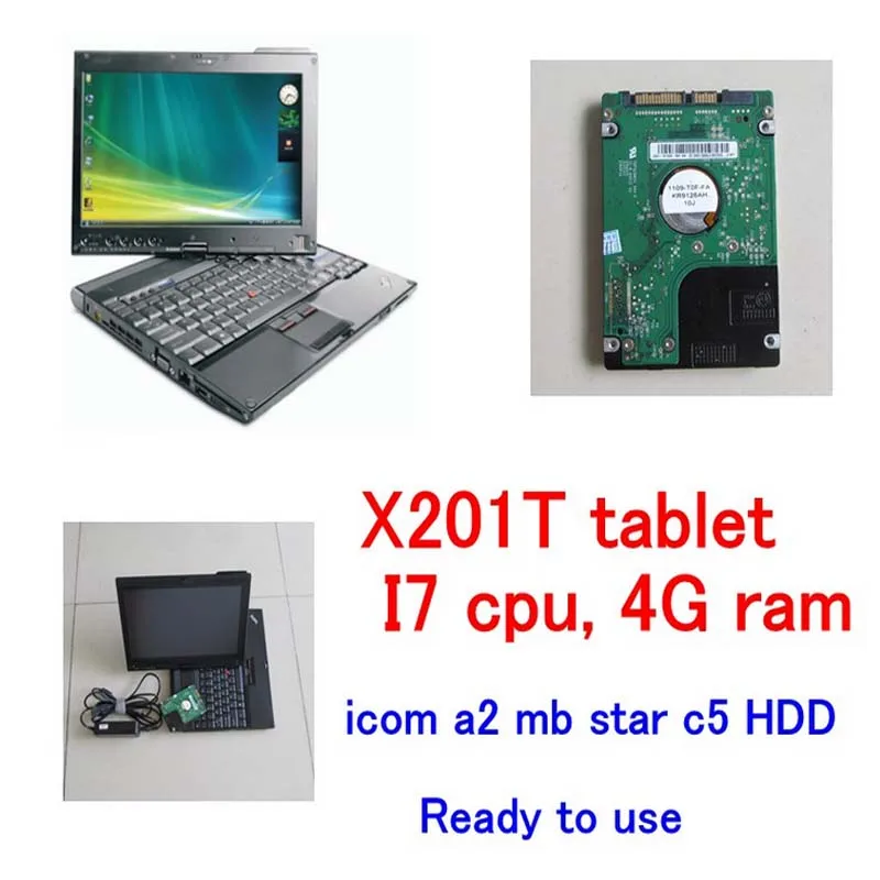  MB Star C5 Icom a2 para bmw Herramienta de diagnóstico para 1tb hdd software para icom a2 y mb estr
