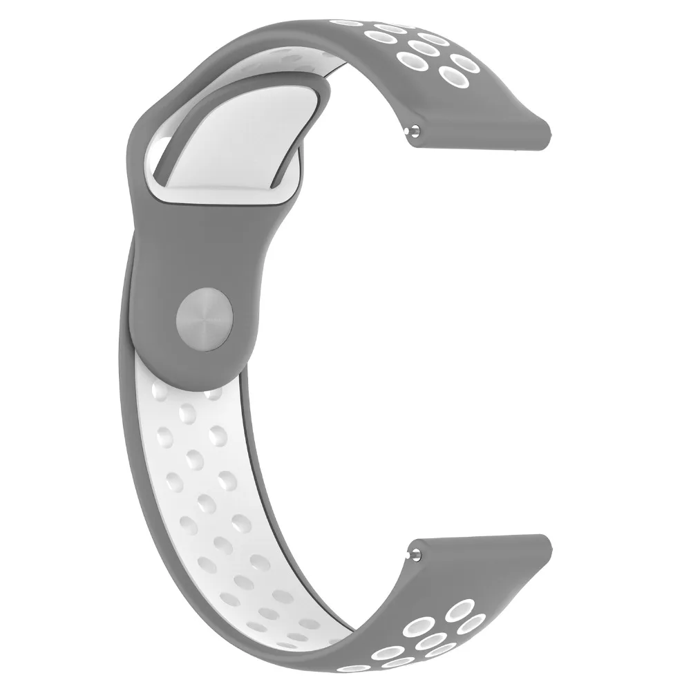 Силиконовый ремешок для часов huawei Watch GT Magic для Amazfit Bip Pace Stratos для samsung Galaxy gear S3 22 мм 20 мм браслет
