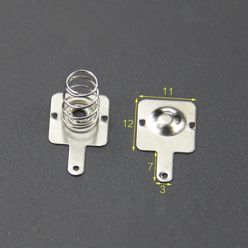 50PCS China supplier custom size remote control metal aa battery spring