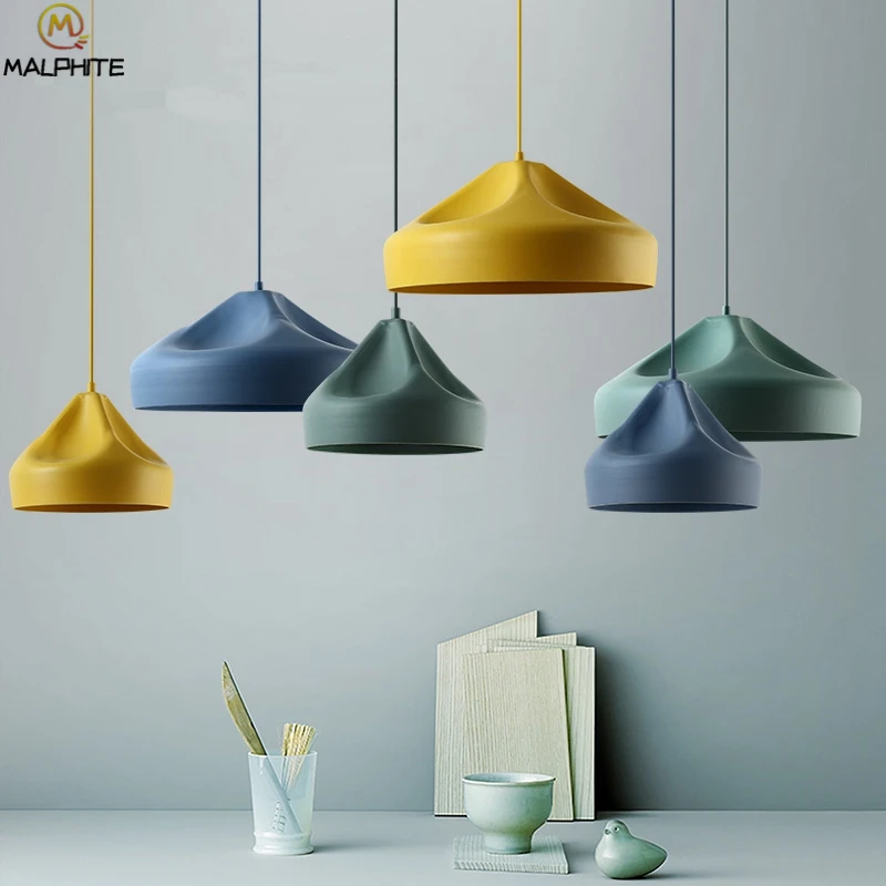 

Modern shaped Semicircle pendant lamp iron cafe Decor Fixture Restaurant hanging pendant lights hanglamp lighting luminaire