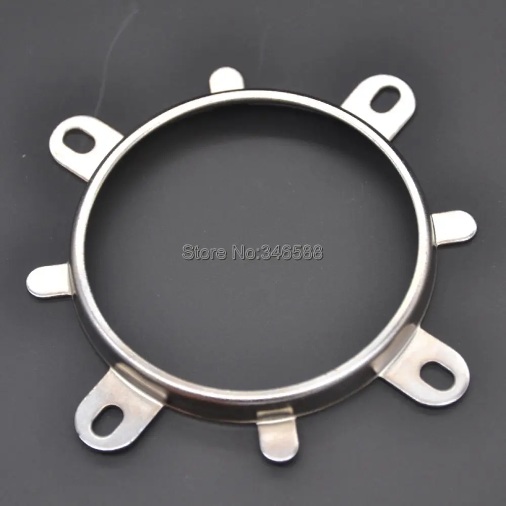 Круглые оптические светодиодные стеклянные линзы 57 мм + квадратная чашка