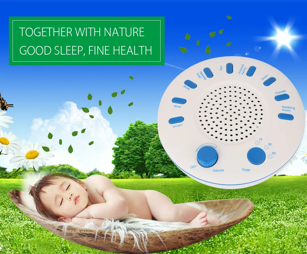 Professional Sound Relaxation Machine Sleep Snoring Sleep Helper with 9