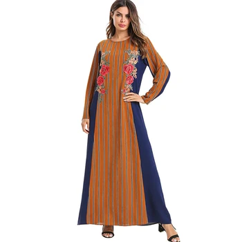 

Plus Size Vestidos Robe Musulmane Longue Abaya Dubai Arabic Islam Muslim Hijab Dress Kaftan Women Caftan Marocain Ramadan Elbise