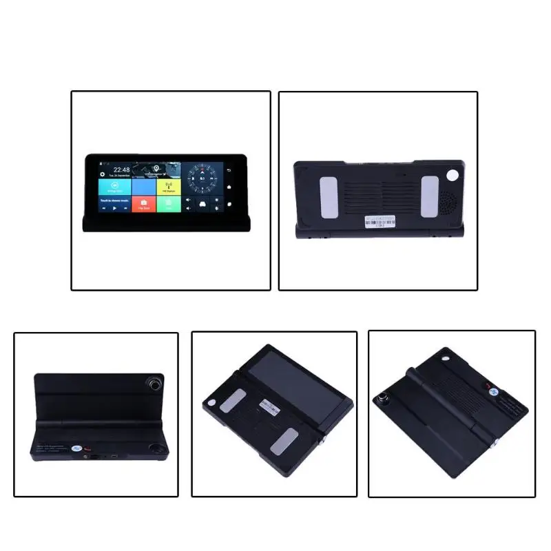 6,8" 3G gps навигация Bluetooth WiFi Автомобильный видеорегистратор Камера Складная авто Dashboad FHD Dash Cam видеокамера Дополнительная камера заднего вида
