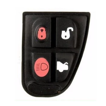 

REPLACEMENT 4 BUTTON RUBBER PAD FOR JAGUAR X F XJ XK TYPE REMOTE KEY FOB