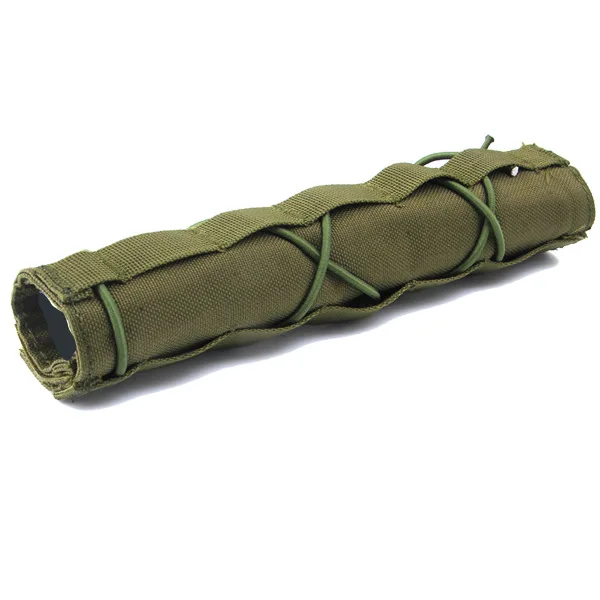 Tactical Hunting Airsoft 22cm Silencer Suppressor Mirage Heat Cover Shield Sleeve Shooting Muffler Baffler Protector Mutlicam (9)