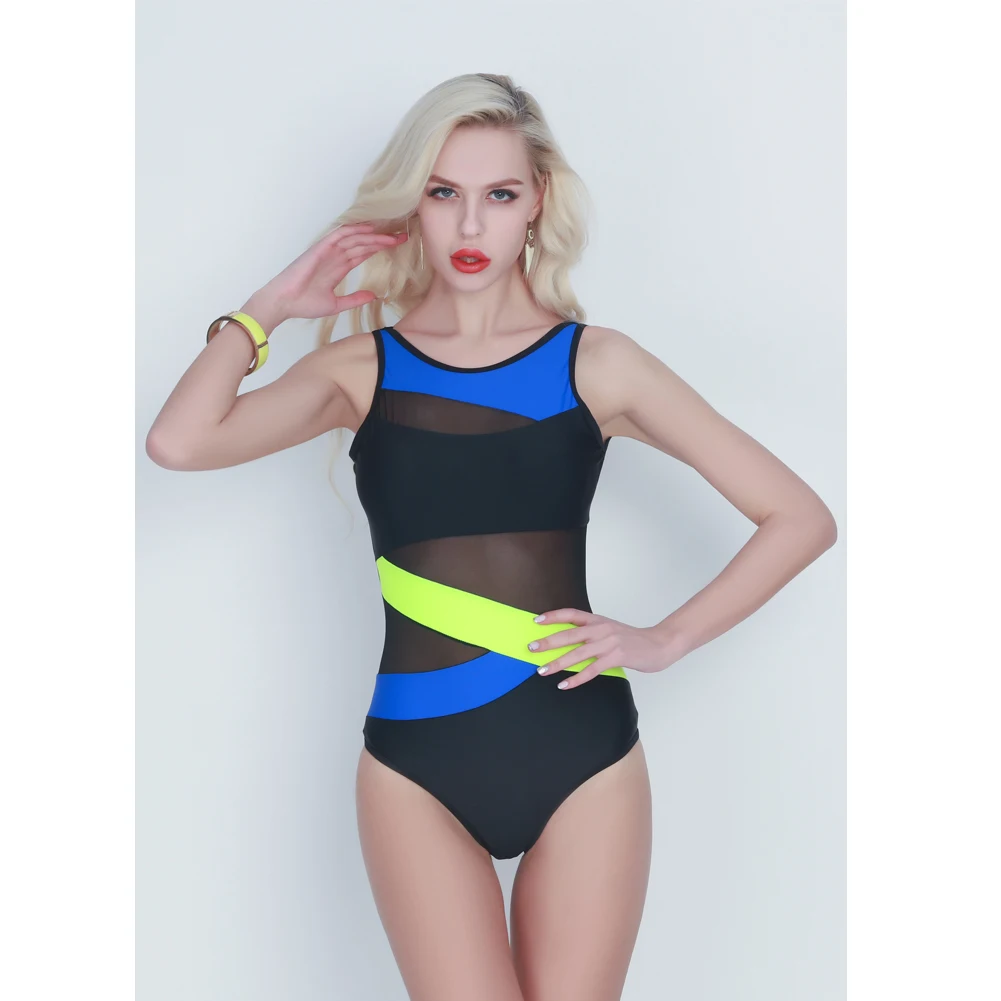 Bañador de una pieza para mujer Ropa de playa Traje de baño пуш-ап