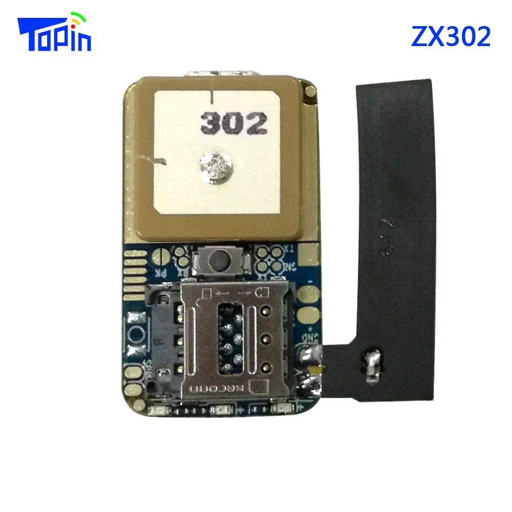 

Topin ZX302 GPS Tracker IOT Module GSM GPRS LBS Real-time Tracking System Android and iOS APP for Pets Kids 31*18mm 100pcs/lot