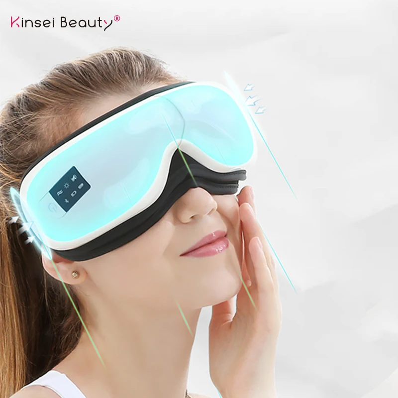 

Electric Eye Massager Vibration for Eye Relax Vision Care with Air Pressure Heat Compress Vibration Music Foldable Eye Massager