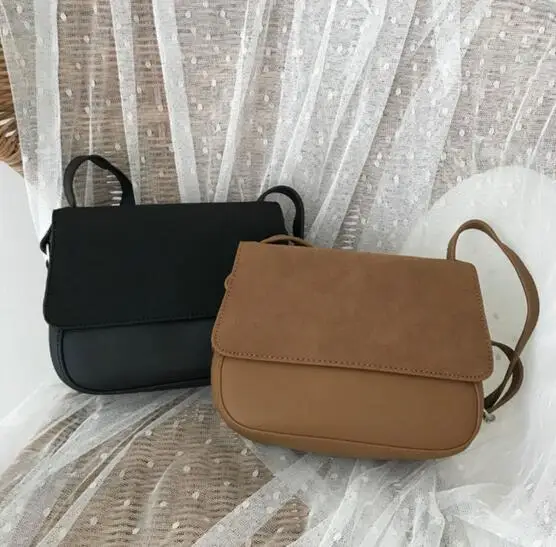 

Fashion Vintage small messenger bag autumn winter women all-match handbag female simple style bag cute S-59859C