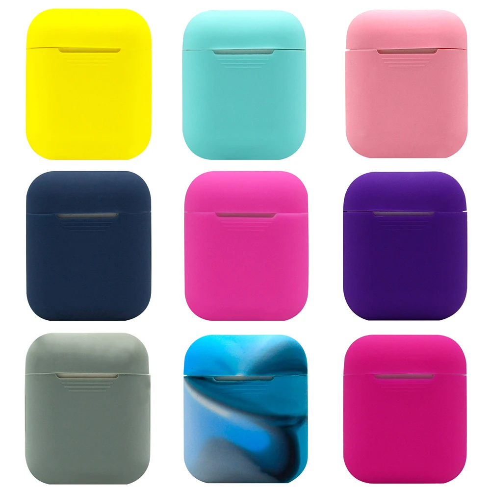 for Apple airpods 1:1 i10 i12 i30 tws case fundas earpods coque tws air pods ear pods cover silicon i 10 12 13 20 30 60 80 cases