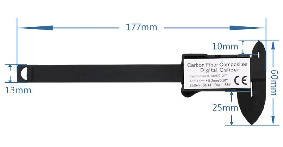 Dongcheng цифровой штангенциркуль 150 мм 6 дюймов ЖК электронный углеродный оптоволоконный датчик измерения высоты микрометр