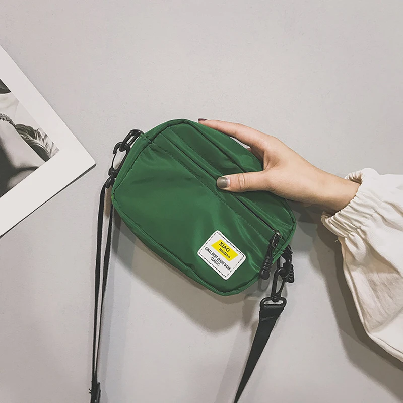 

Canvas Bag Female 2019 New Fashion Simple Small Square Bag Korean Chic Shoulder Crossbody Bag Women Messenger Bag