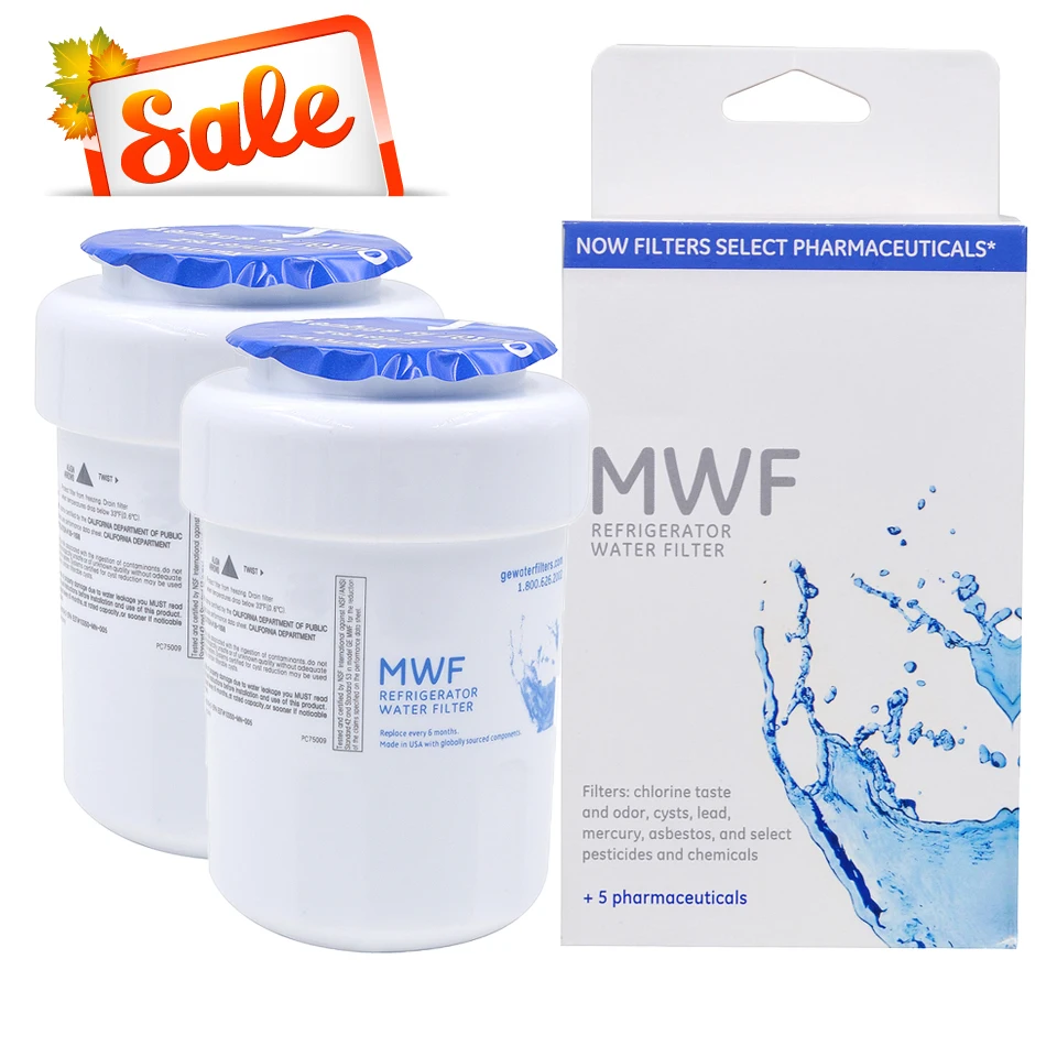 ¡Casa Gran oferta! Reemplazo de cartucho de filtro de agua para refrigerador, purificador de agua eléctrico General Mwf 2, unids/lote