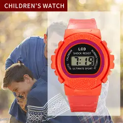 Montre Enfant Гарсон Дети Девушки аналоговые цифровые спортивные светодиодный электронный Водонепроницаемый наручные часы новые детские часы