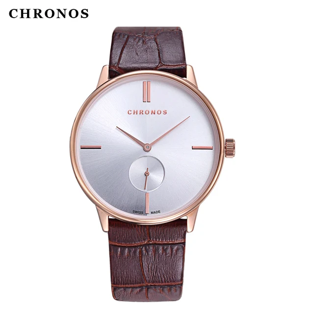 CHRONOS Men Women Couple Watches Fashion Leather Business Watch Casual Watch wit CHRONOS Men Women Couple Watches Fashion Leather Business Watch Casual Watch wit