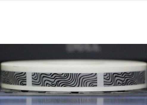 

DIY manual SCRATCH OFF STICKER LABEL 1000pcs 8x40mm Zebra pattern tape in rolls