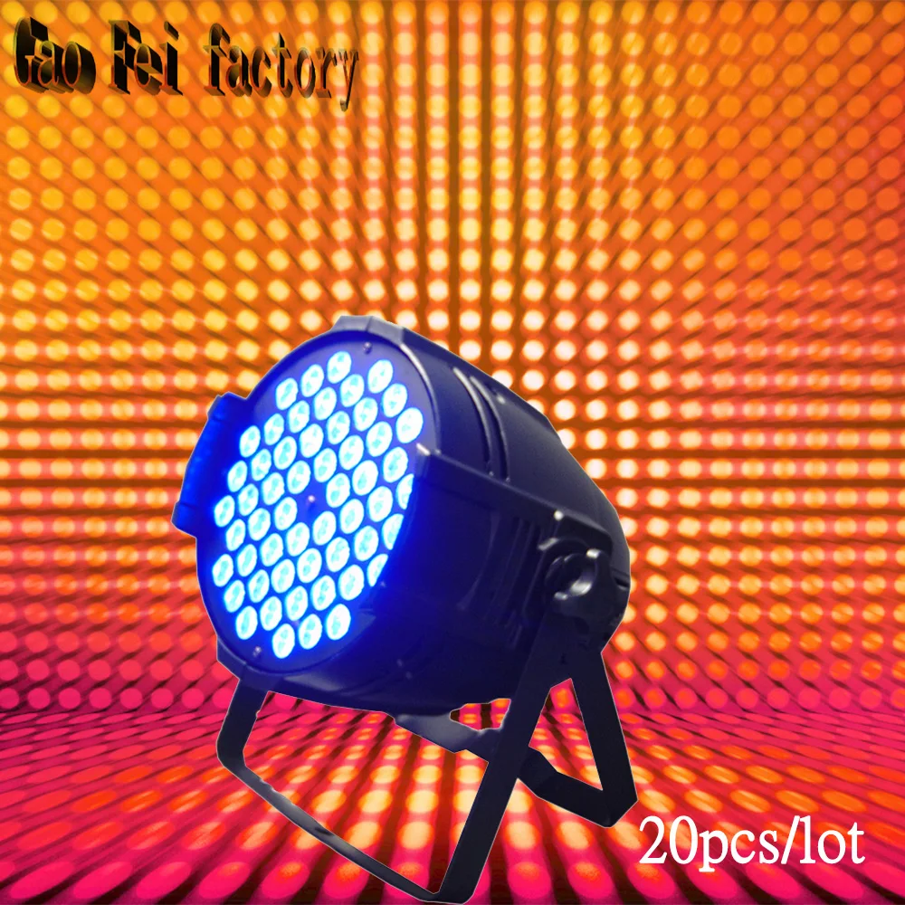 

20pcs/lot 54X3W LED par RGB 3in1 /par light/profession stage led par lamp Background lamp stain light