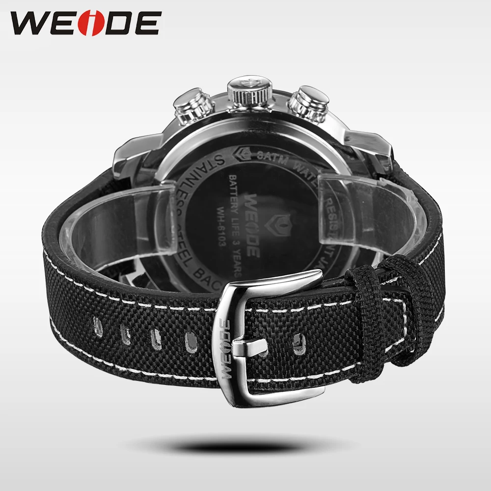Часы WEIDE Роскошные Кварцевые спортивные часы цифровые nylong платье модные