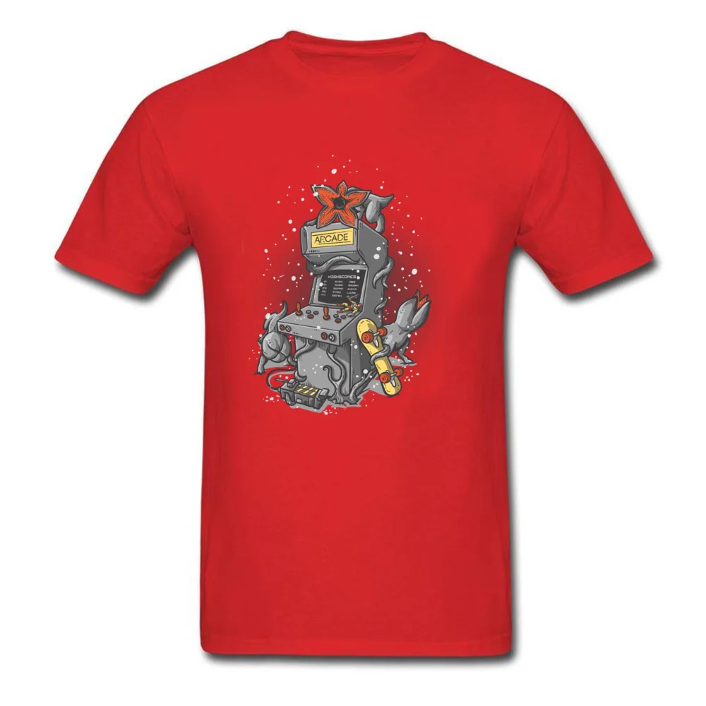 Crew Neck 80s things 10334 100% Cotton Fabric Mens T Shirt Casual Short Sleeve Tops Shirt Family Casual Tee Shirts 80s things 10334 red
