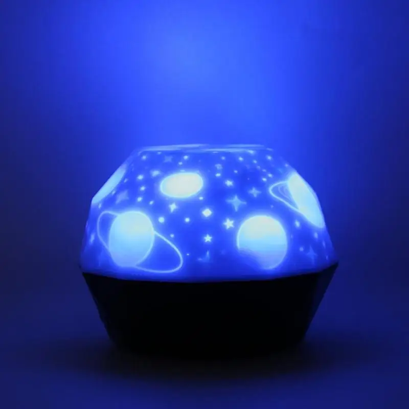 Звездное небо светодиодный ночник USB проектор светильник «Луна» Детская комната лампа проектора Спальня вечерние аккумуляторная ночь свет