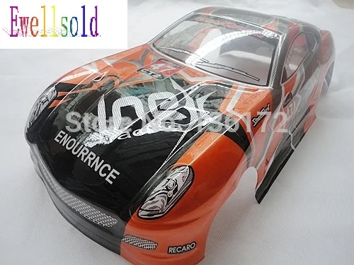 Ewellsold 2 шт 1/10 радио управления на дороге автомобиля ПВХ корпус 190 мм No:063|body shell|car body