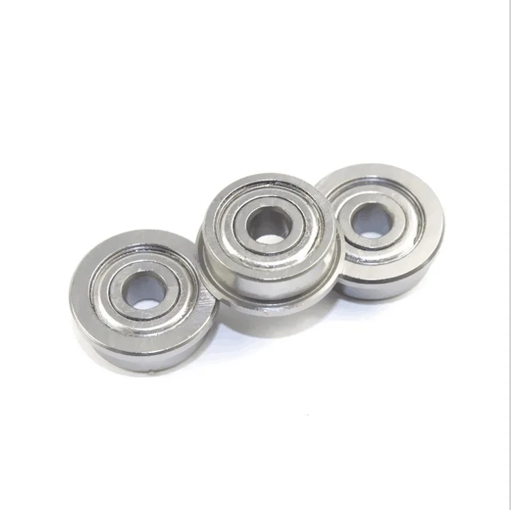 50 шт. SFR4ZZ SFR4Z SFR4 Z ZZ 1/4 "х 5/8" х 0,196 "дюйма Нержавеющая сталь фланцы Фланец мяч подшипник 6,35x15,875x4,98 мм