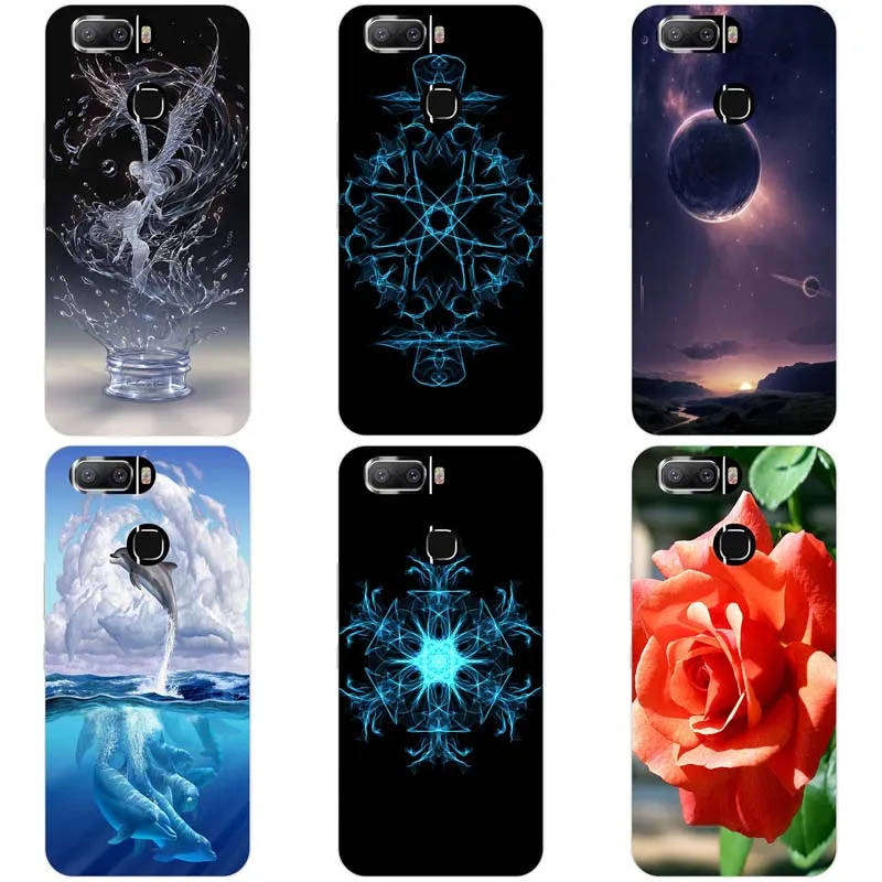 

Fashion Soft Silicone TPU Fundas Case For Leagoo S8 Pro 5.99" Case HD Printing Colorful Rose Cartoon Patterned Phone Back Shell