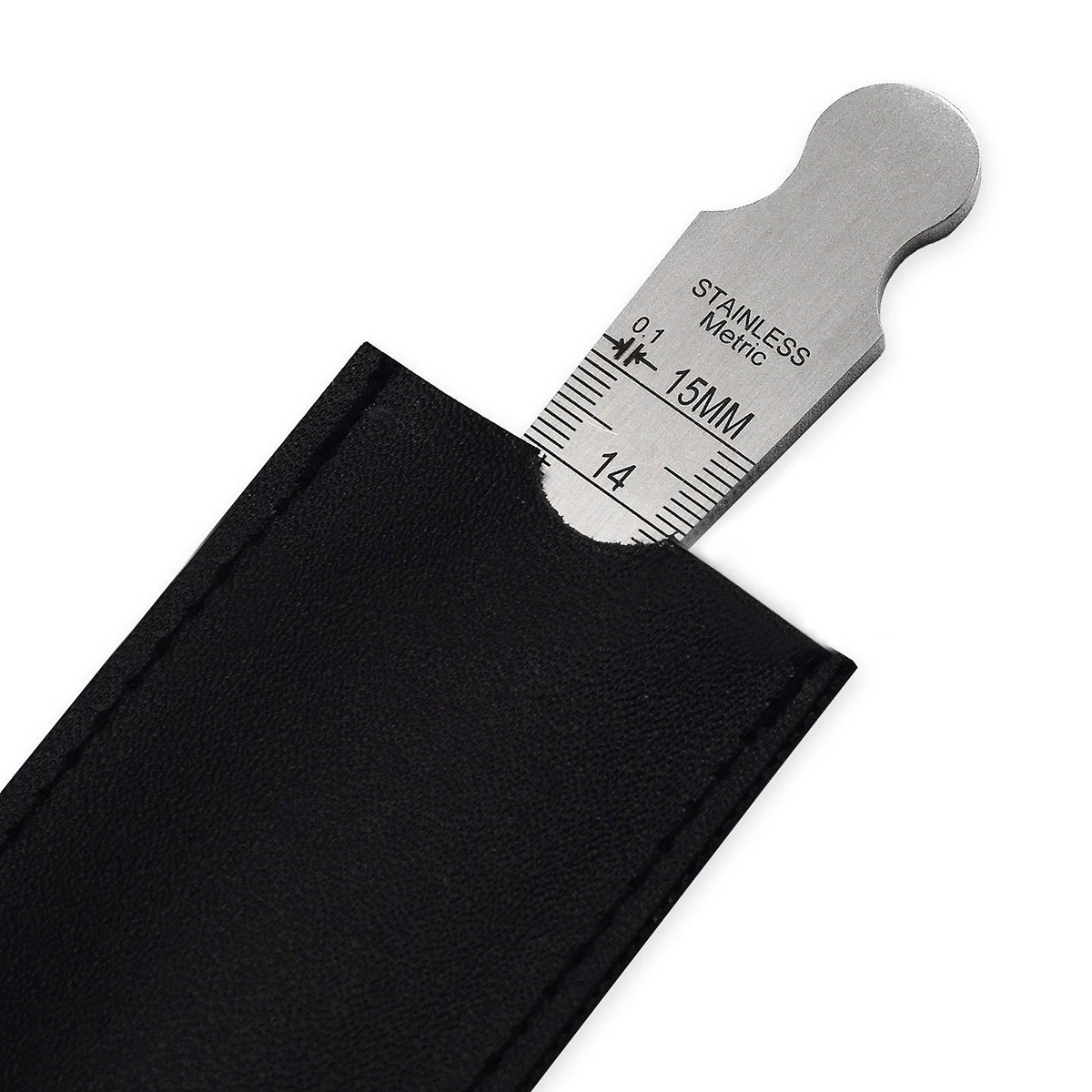 1pc Stainless Steel Taper Gauge Inch/ Metric 0-15mm Welding Gauge Gage Test Ulnar Ruler Welder Inspection Mayitr Measuring Tools