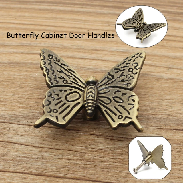 Best Offers Antique Butterfly Cupboard Door Handle Kitchen Cabinet Pull Knobs Drawer Wardrobe for Furniture Decorative Handles Accessories Best Offers Antique Butterfly Cupboard Door Handle Kitchen Cabinet Pull Knobs Drawer Wardrobe for Furniture Decorative Handles Accessories