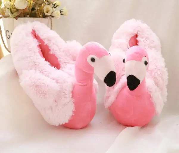 2020 новые зимние тапочки &quotфламинго&quot качели перо plushfurniture теплые из
