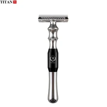 Titan safety razor, metal handle ,free shipping high quality shaving razor , replaceable blade razor