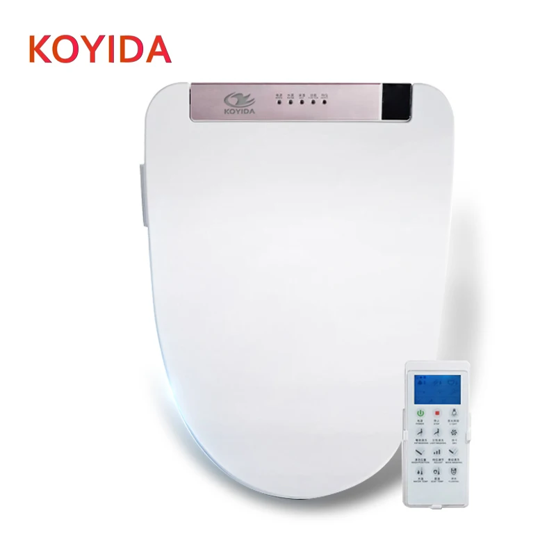 Smart Toilet Seat Cover LED light Intelligent flushing Toilet Cover