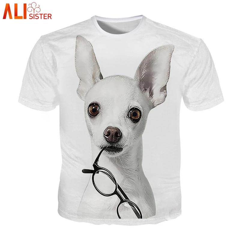 Alisister 3d cerdo impresión T camisa divertido gato perro camisetas de las mujeres de los hombres de verano Tops Plus tamaño Camiseta Hombre Camiseta dropship
