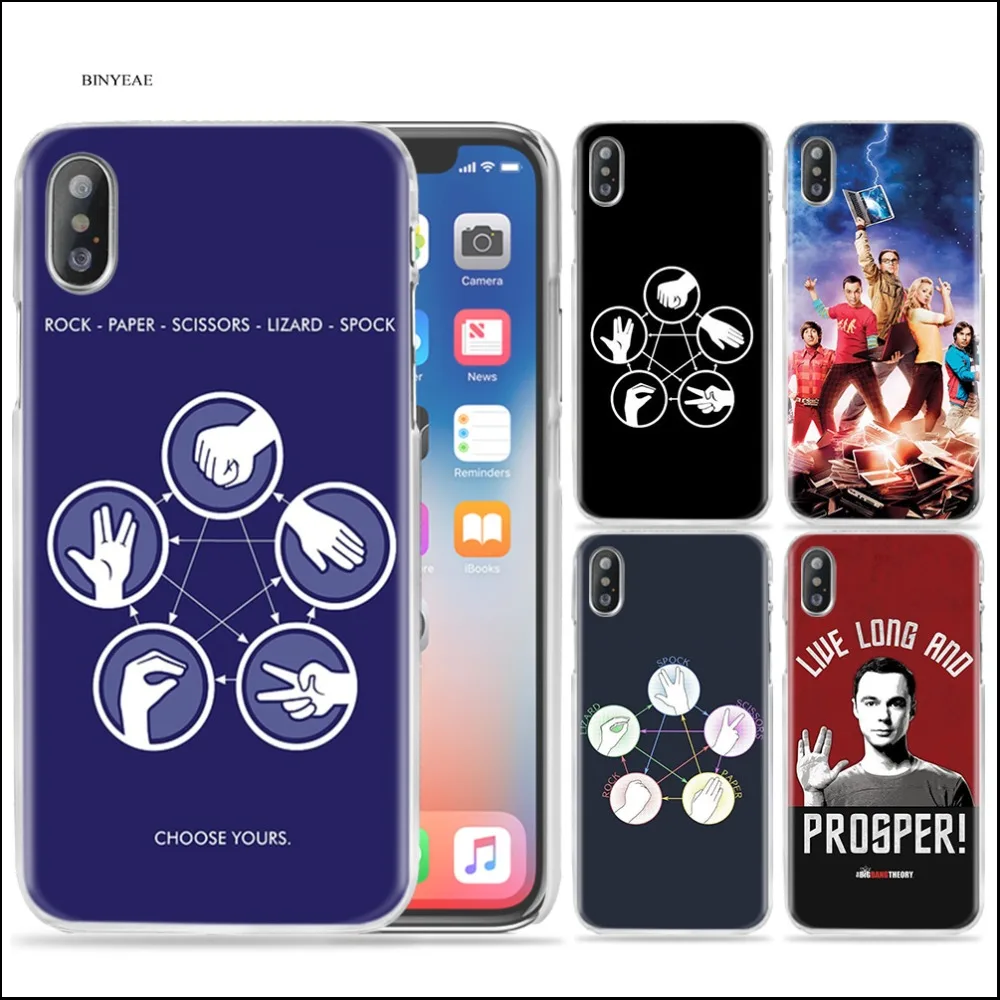 

BINYEAE The Big Bang Theorys free Clear Cell Phone Case Cover for iPhone XS Max X XR 6 6s 7 8 Plus 5 5s Fundas