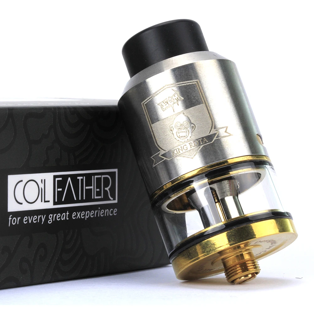 Атомайзер Coil Father King RDTA емкостью 3 5 мл с широким отверстием 810 дрип тип бак