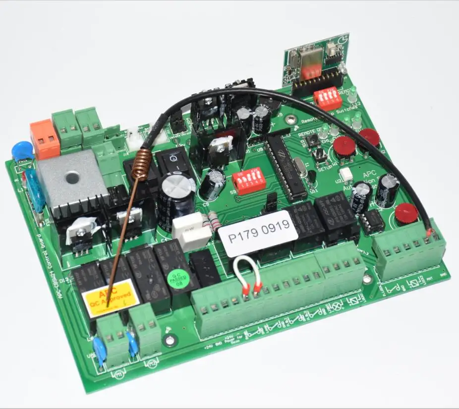 US $46.07 24VDC Automatic Double arms swing gate opener control panel PCB circuit board motor card motherboard controller