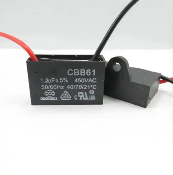 CBB61 Air Conditioning Fan Motor Start Run Capacitors 4-Pin 1.2uF to 12uF 450V