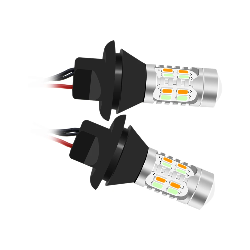 Светодиодный светильник LEADTOPS, DRL, указатель поворота T20+ 1156, автомобильный, передний, боковой, сигнал поворота+ DRL, дневные ходовые огни, лампы DJ