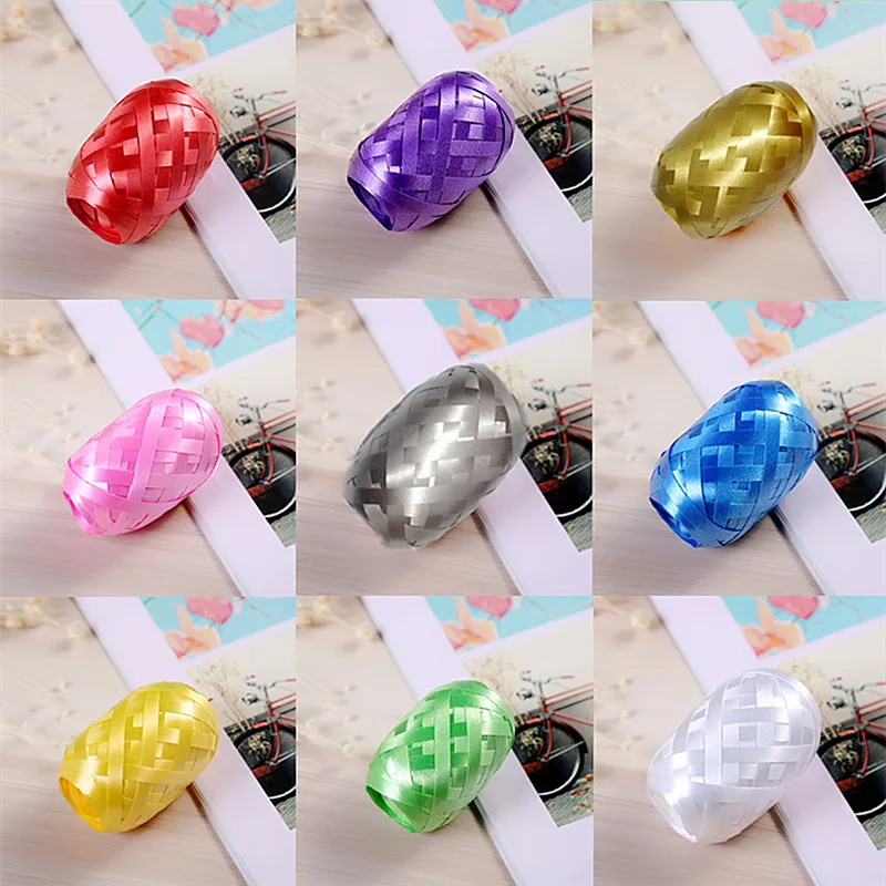 New 5mm*10m Foil Balloons Ribbon Wedding Gift Party Birthday Decoration Feast Accessories