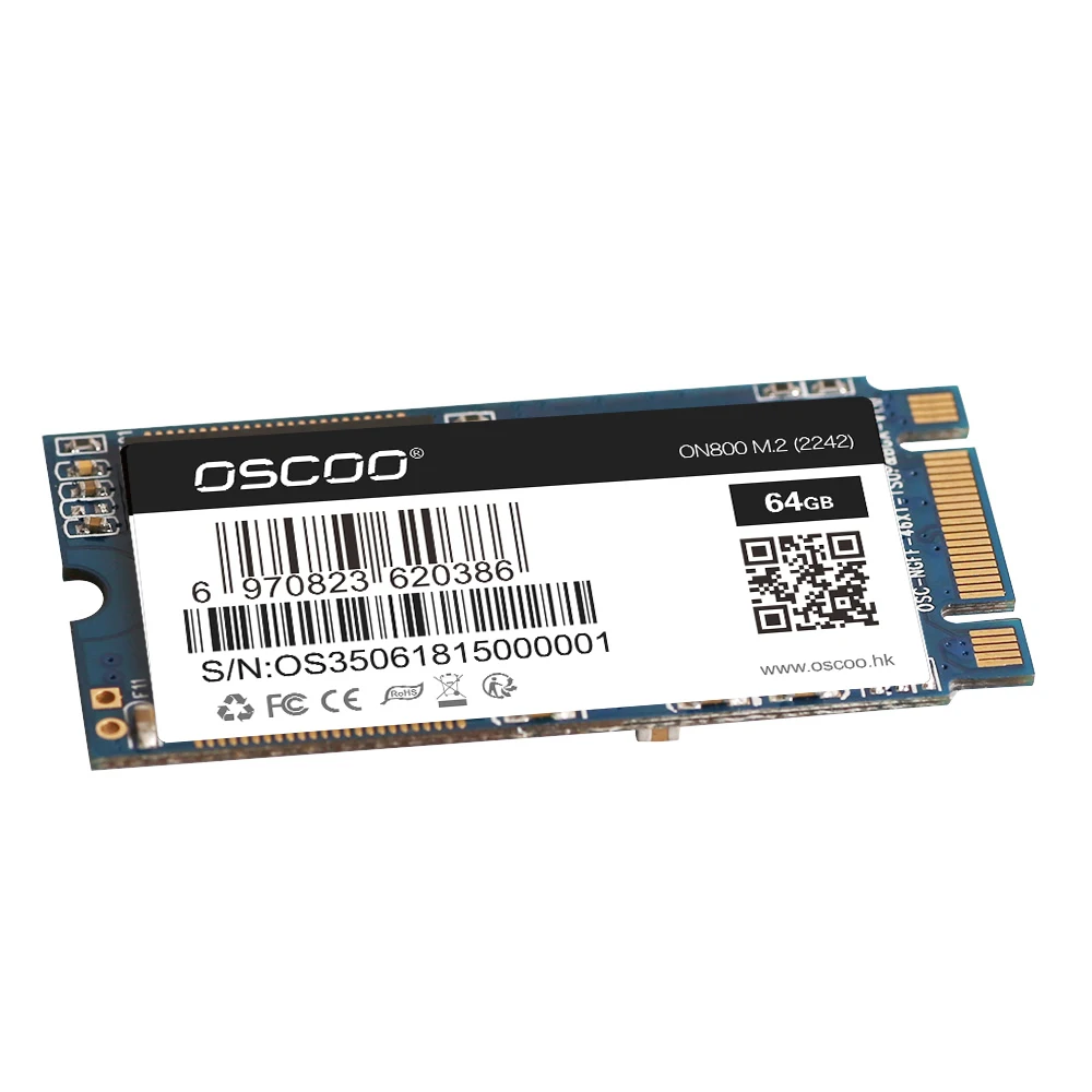 OSCOO SSD M2 NGFF/M.2 2242 ноутбук SSD 64 Гб 128 ГБ 256 ГБ твердотельный Диск высокоскоростной SATA3 m.2 ssd