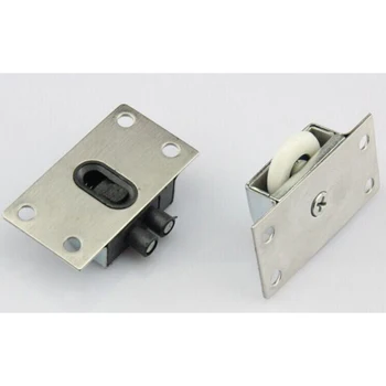 

4Sets/Lot Stainless Steel Wardrobe Closet Sliding Door Rollers Roller Pulley Wheels