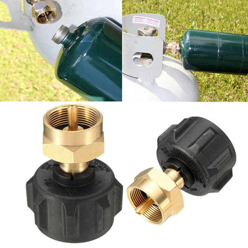 

1LB Tank Gas Propane QCC1 Regulator Outdoor BBQ Valve Propane Refill Adapter Kit For Barbecue Accessories Mayitr