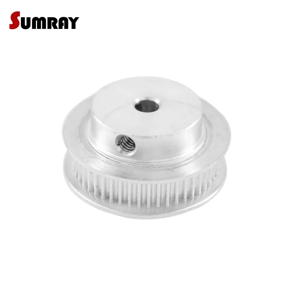 SUMRAY GT2 Pulley 48T Timing Belt Pulley Bore 5/6/6.35/7/8/10/12mm Pulley Wheel 11mm Belt Width CNC Belt Pulley 11mm Belt Width цена SUMRAY GT2 Pulley 48T Timing Belt Pulley Bore 5/6/6.35/7/8/10/12mm Pulley Wheel 11mm Belt Width CNC Belt Pulley 11mm Belt Width цены онлайн