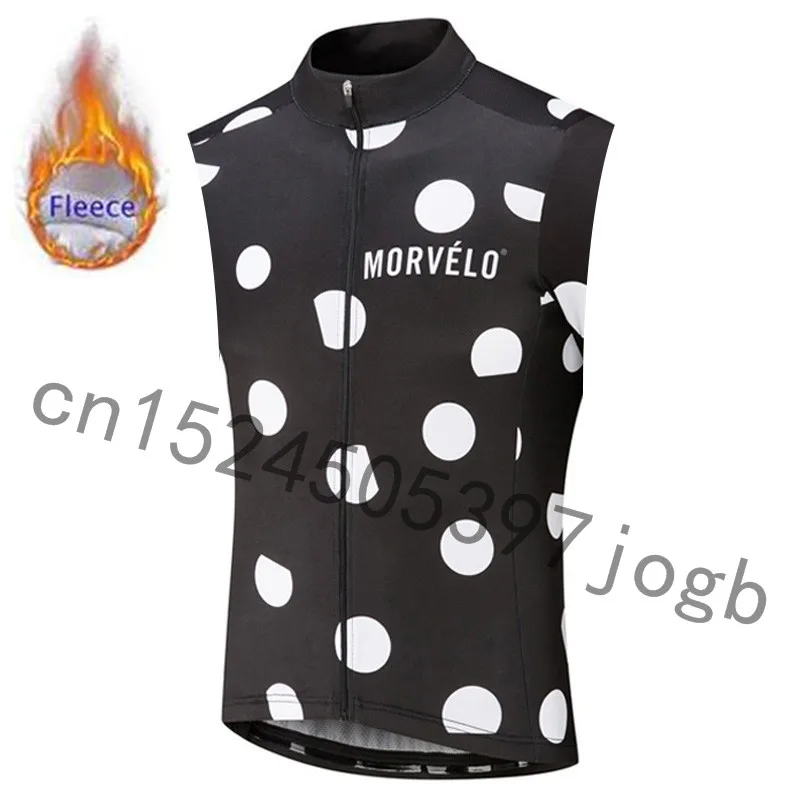 Новинка 2019 зимний теплый мужской жилет MORVELO PRO TEAM без рукавов для велоспорта