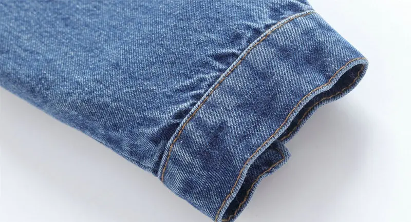 Girls Denim Jackets Coats Long Sleeve Pineapple Jeans Coat Infantil Teenage Outwear Children Clothing Kids Girls Denim Clothes (4)