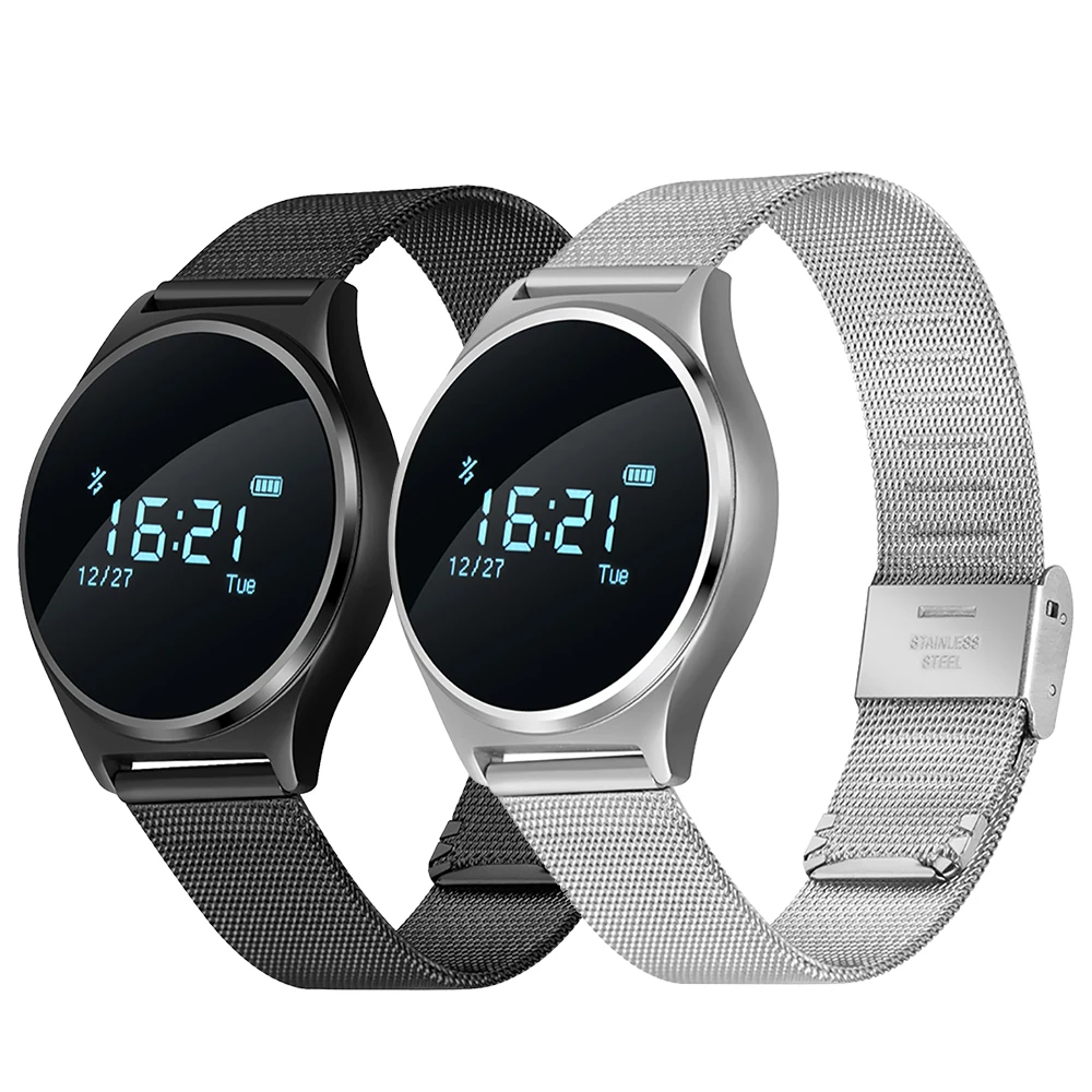 Zucoor Smart Браслет Pulse Мониторы cardiaco браслет трекер Беспроводные устройства Pulsera